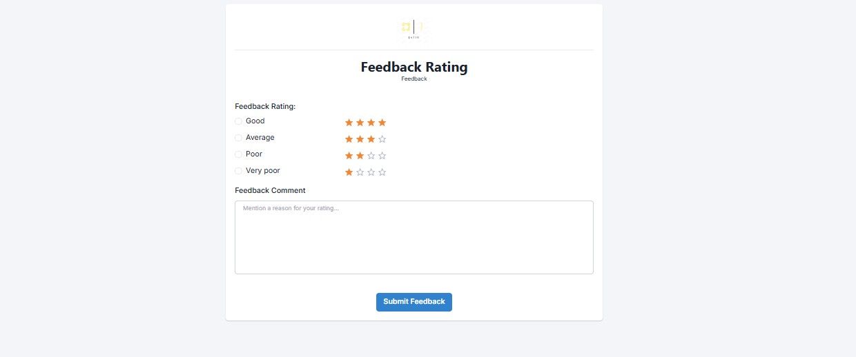 Email Feedback Interface