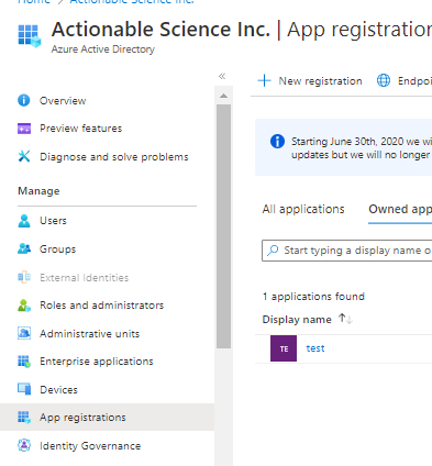 App Registration
