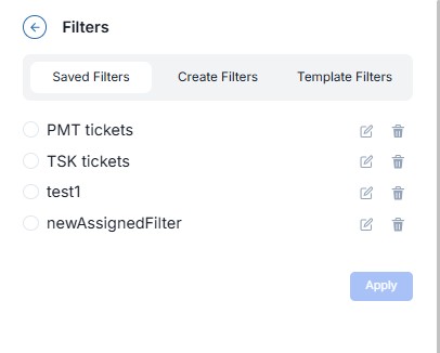 Filter Creation Interface