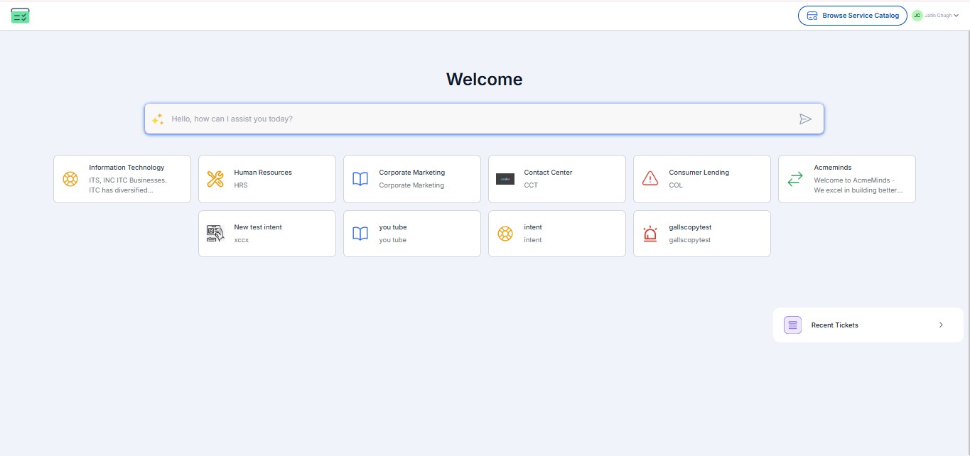 Service Portal Home