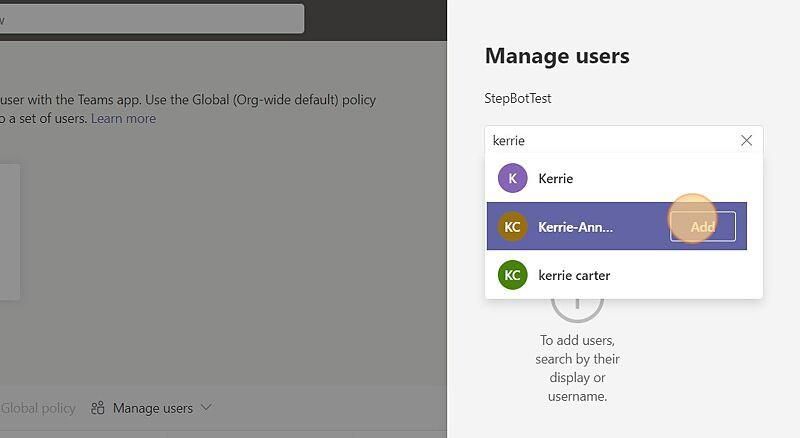 Select Users