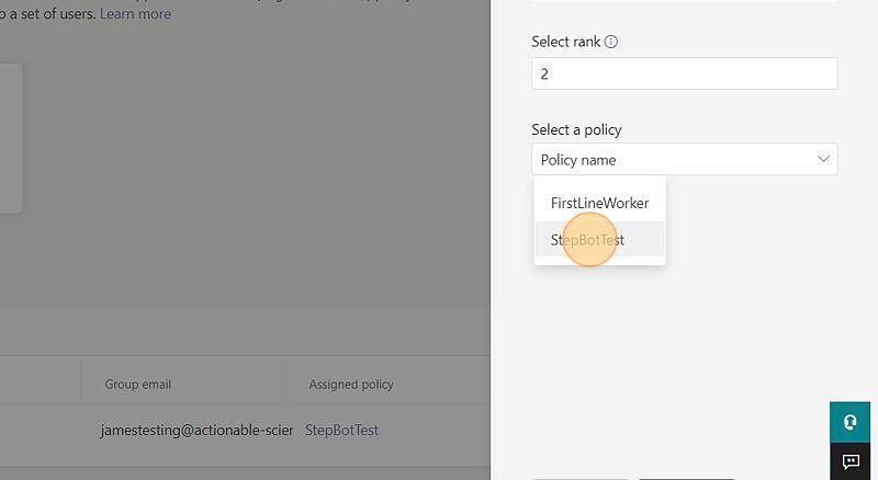Choose Bot Policy