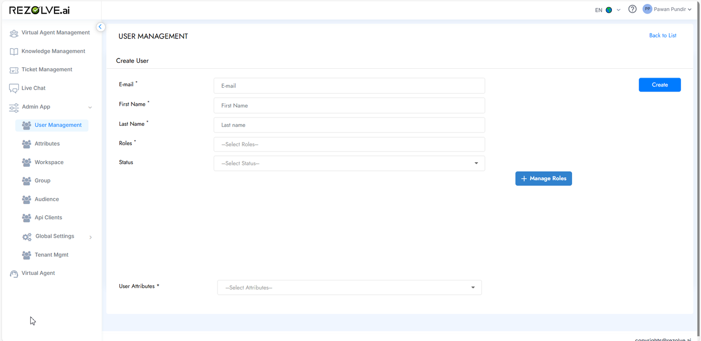 User Management