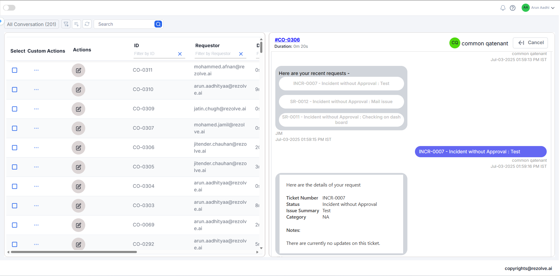 Conversation Message UI Component Update