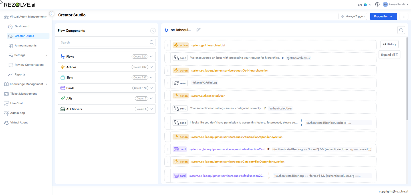 Creator Studio Example 1