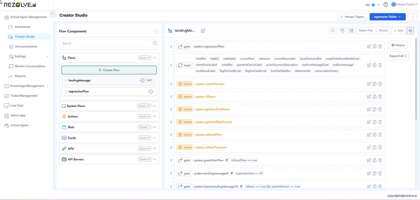 Creator Studio Example 3