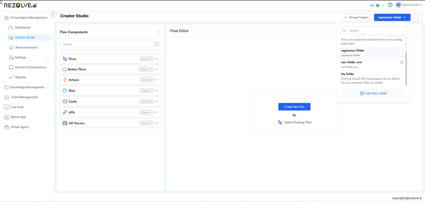Creator Studio Example 4