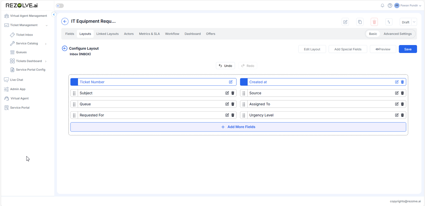 Layout View