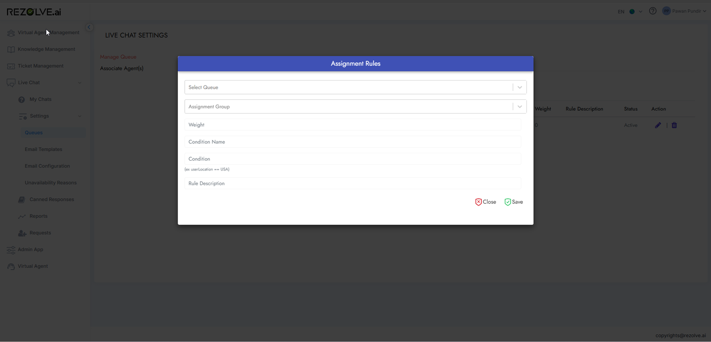 Live Chat Example 3