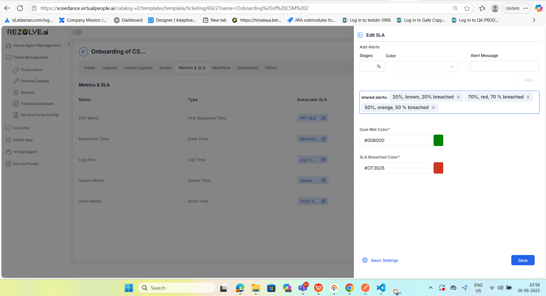 Admin App Configuration