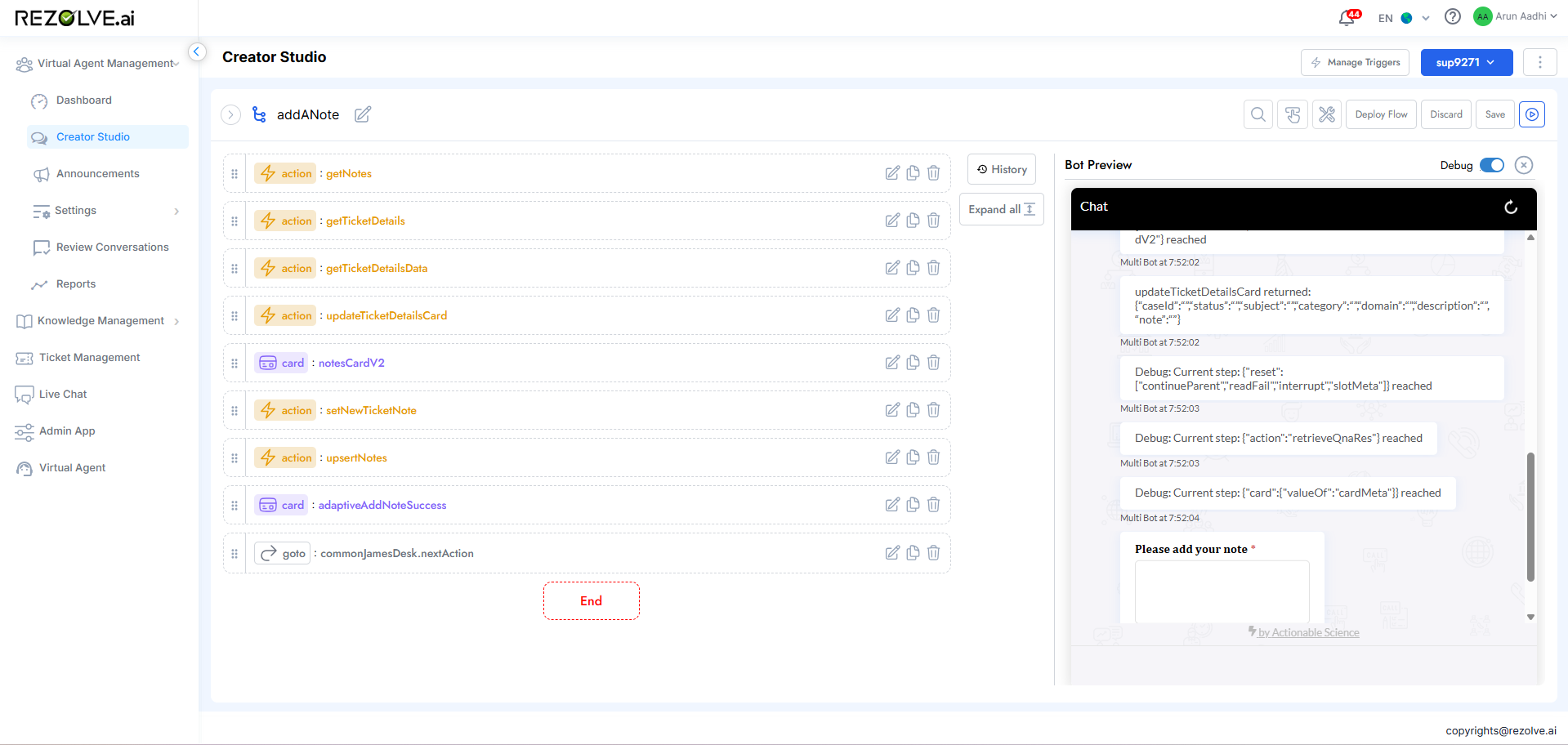 Testing Flow Five