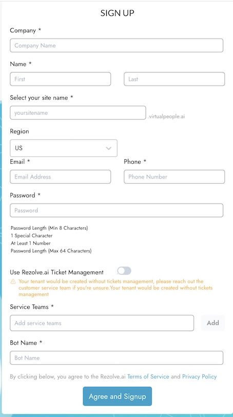 Registration Form